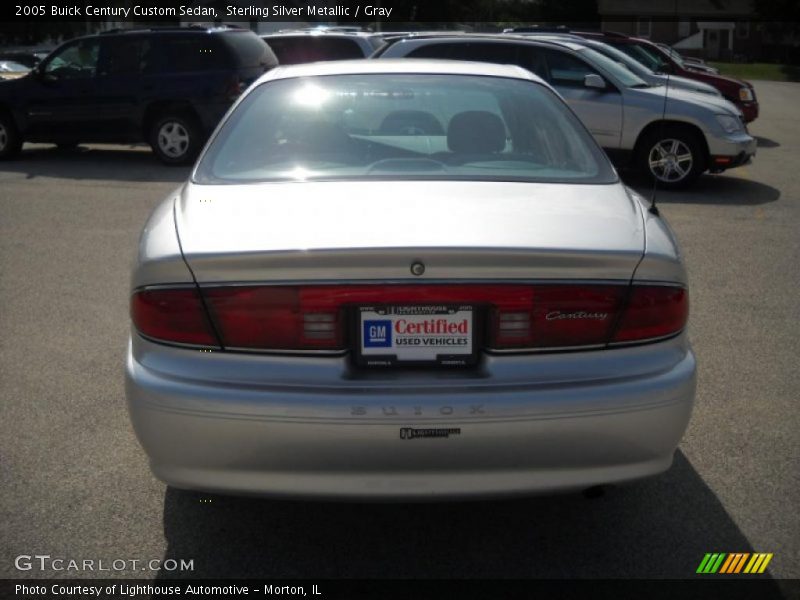 Sterling Silver Metallic / Gray 2005 Buick Century Custom Sedan