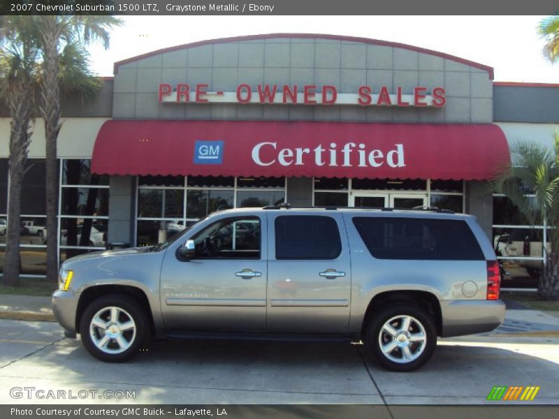 Graystone Metallic / Ebony 2007 Chevrolet Suburban 1500 LTZ