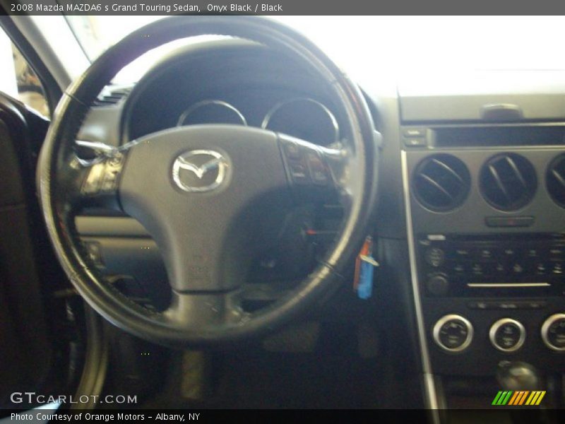 Onyx Black / Black 2008 Mazda MAZDA6 s Grand Touring Sedan