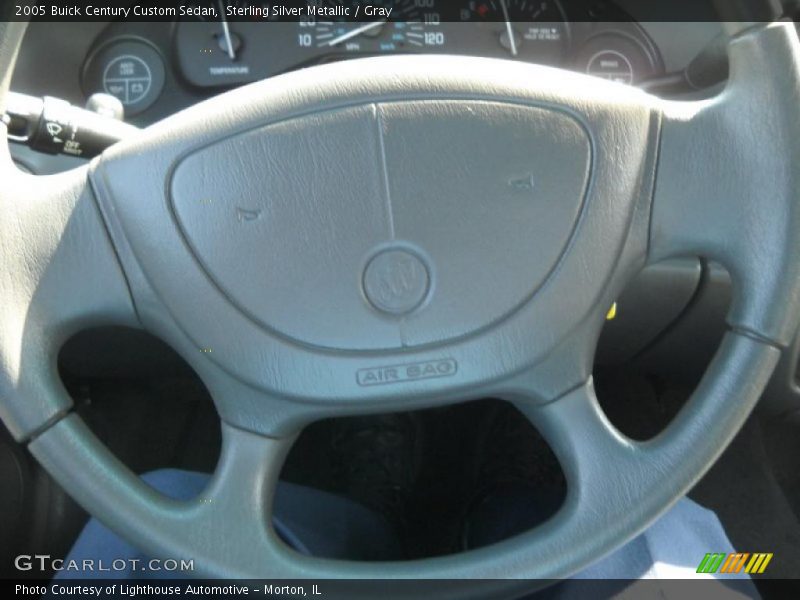 Sterling Silver Metallic / Gray 2005 Buick Century Custom Sedan