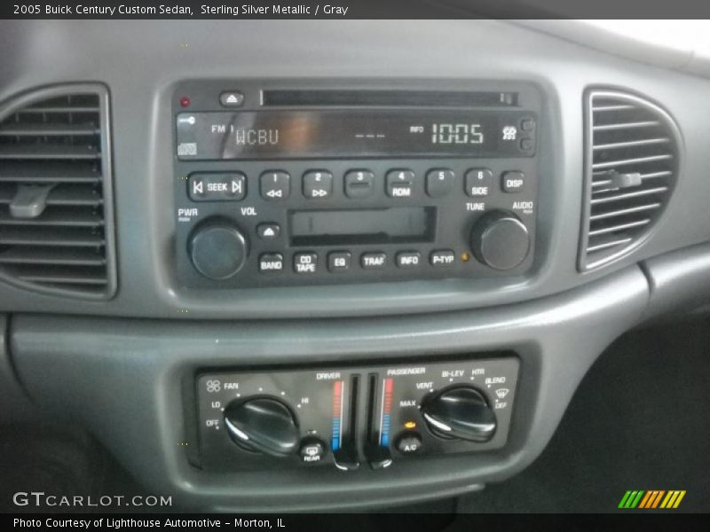 Sterling Silver Metallic / Gray 2005 Buick Century Custom Sedan