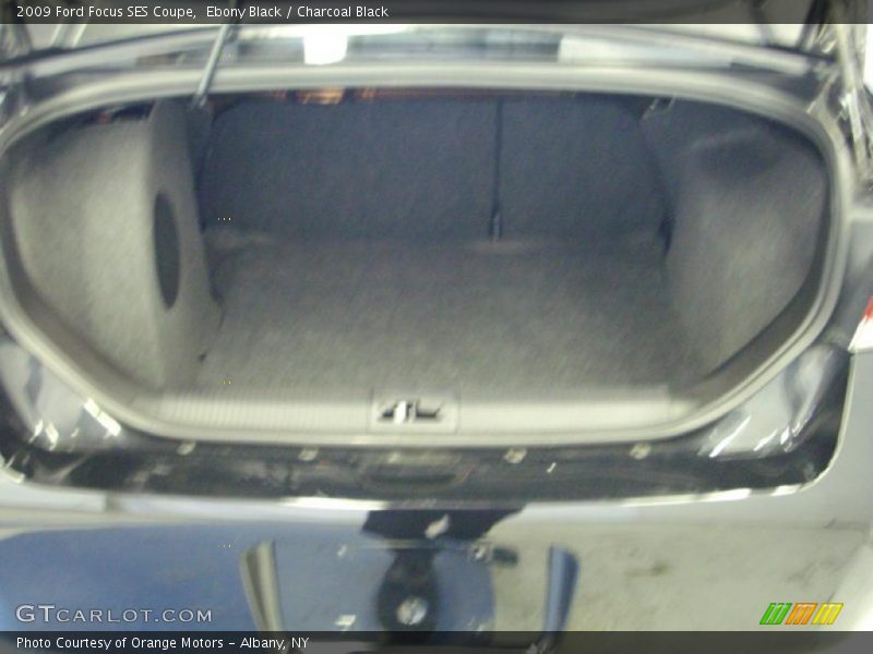 Ebony Black / Charcoal Black 2009 Ford Focus SES Coupe