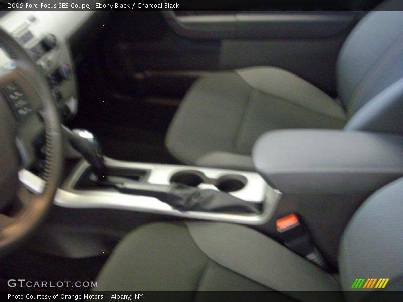 Ebony Black / Charcoal Black 2009 Ford Focus SES Coupe