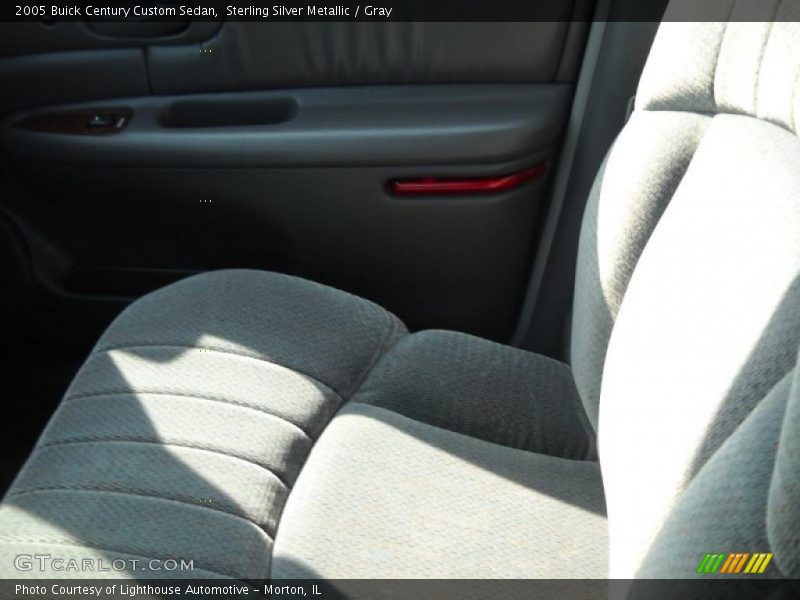 Sterling Silver Metallic / Gray 2005 Buick Century Custom Sedan