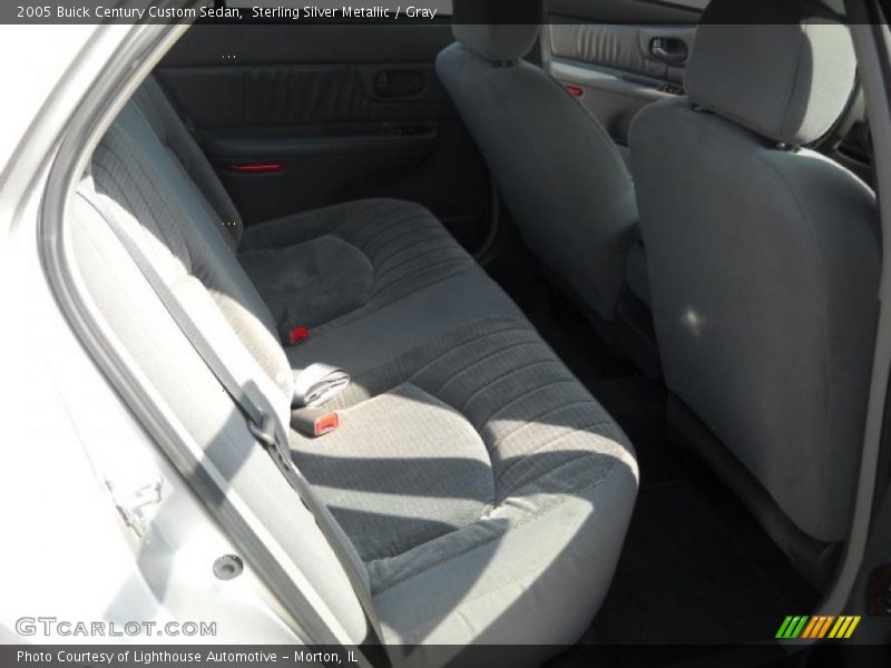 Sterling Silver Metallic / Gray 2005 Buick Century Custom Sedan