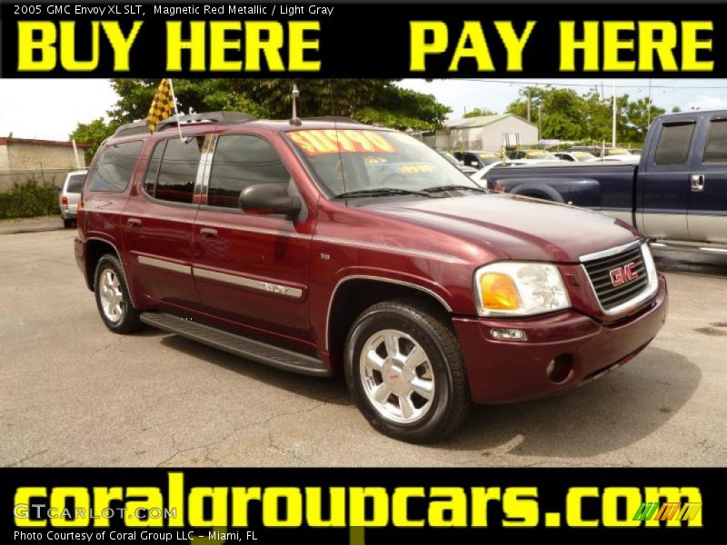 Magnetic Red Metallic / Light Gray 2005 GMC Envoy XL SLT