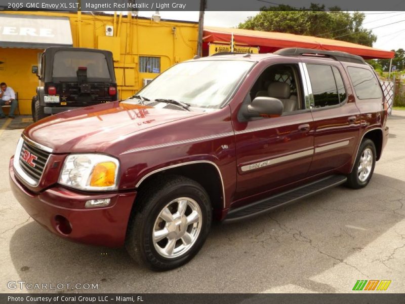 Magnetic Red Metallic / Light Gray 2005 GMC Envoy XL SLT