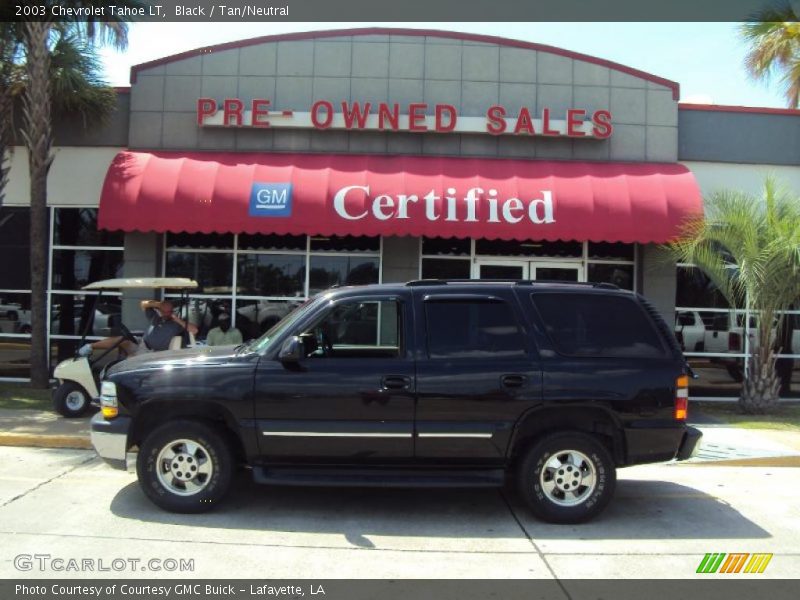 Black / Tan/Neutral 2003 Chevrolet Tahoe LT