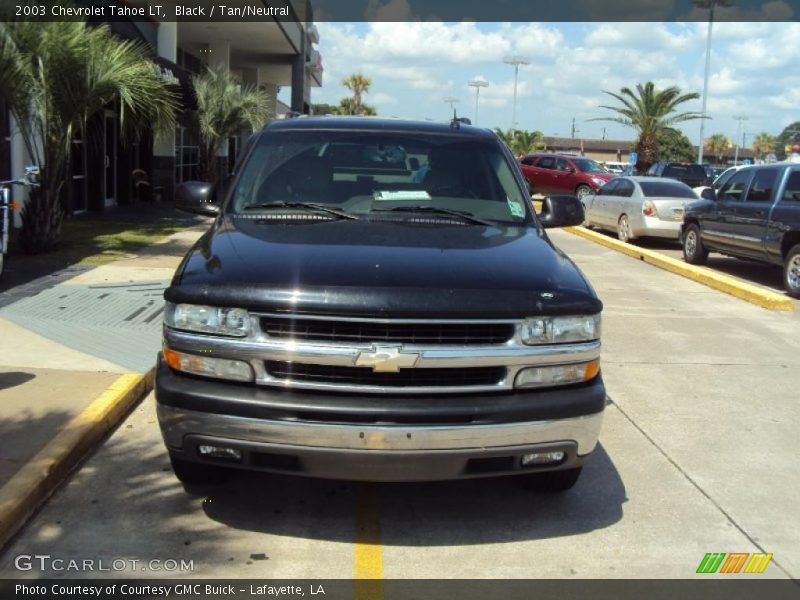Black / Tan/Neutral 2003 Chevrolet Tahoe LT