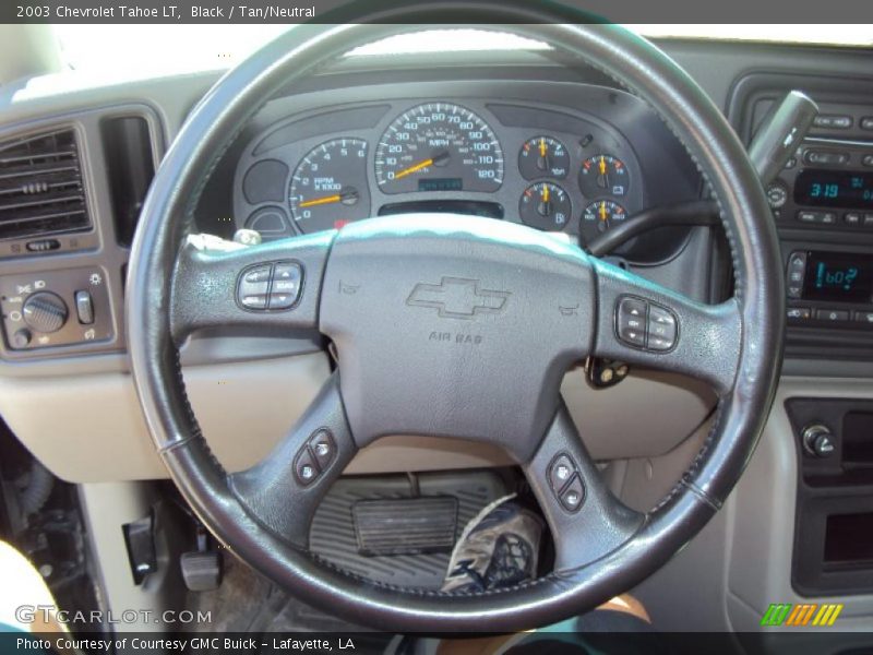 Black / Tan/Neutral 2003 Chevrolet Tahoe LT