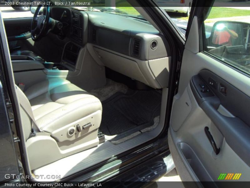 Black / Tan/Neutral 2003 Chevrolet Tahoe LT