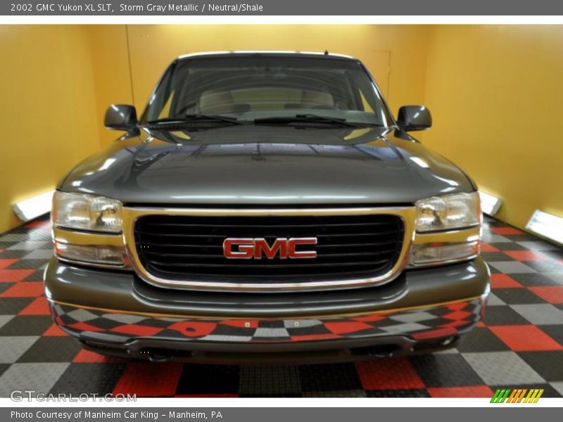 Storm Gray Metallic / Neutral/Shale 2002 GMC Yukon XL SLT