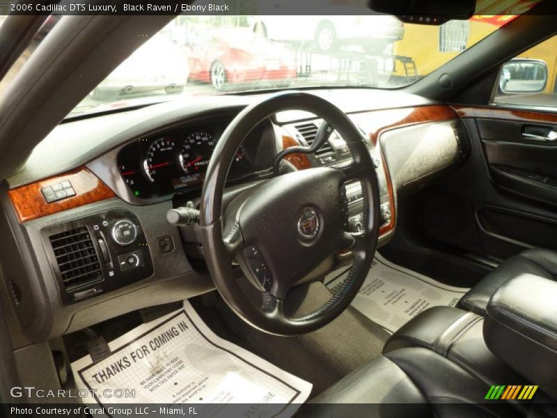 Black Raven / Ebony Black 2006 Cadillac DTS Luxury