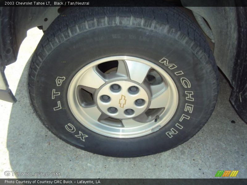 Black / Tan/Neutral 2003 Chevrolet Tahoe LT