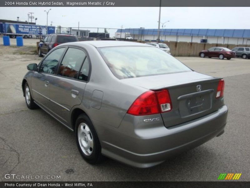 Magnesium Metallic / Gray 2004 Honda Civic Hybrid Sedan