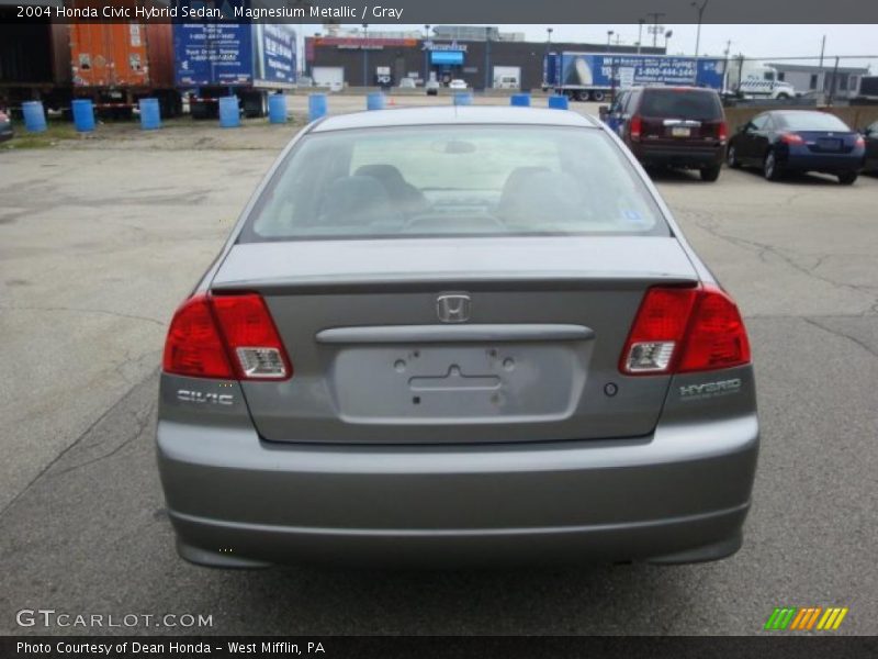 Magnesium Metallic / Gray 2004 Honda Civic Hybrid Sedan
