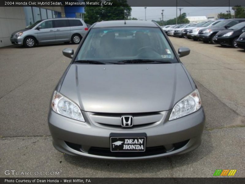 Magnesium Metallic / Gray 2004 Honda Civic Hybrid Sedan