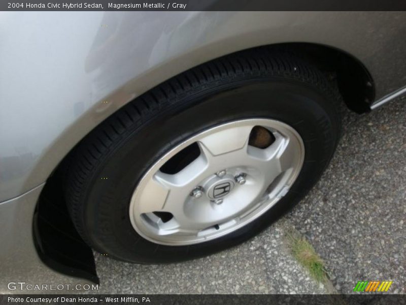 Magnesium Metallic / Gray 2004 Honda Civic Hybrid Sedan