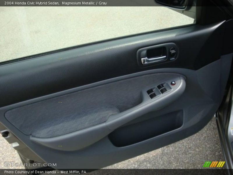 Magnesium Metallic / Gray 2004 Honda Civic Hybrid Sedan