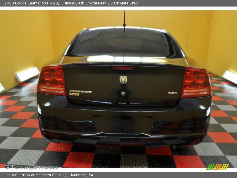 Brilliant Black Crystal Pearl / Dark Slate Gray 2008 Dodge Charger SXT AWD