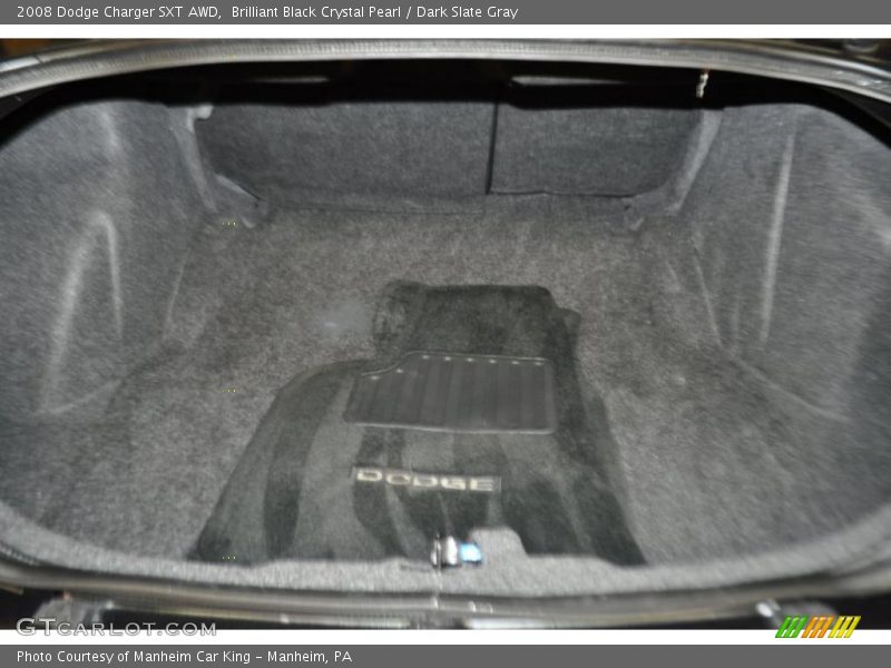 Brilliant Black Crystal Pearl / Dark Slate Gray 2008 Dodge Charger SXT AWD