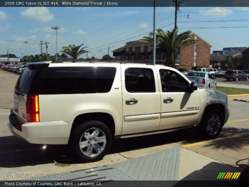 White Diamond Tricoat / Ebony 2008 GMC Yukon XL SLT 4x4