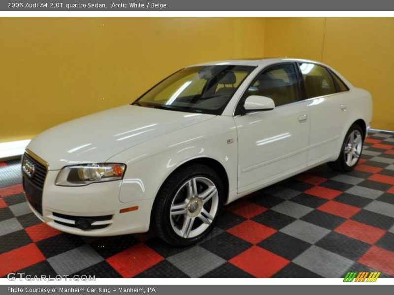 Arctic White / Beige 2006 Audi A4 2.0T quattro Sedan