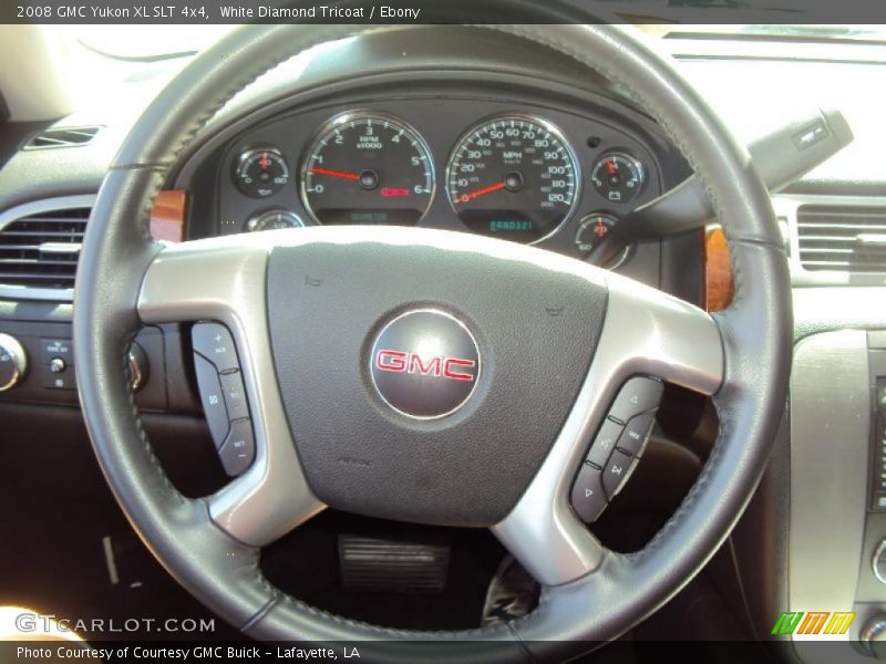 White Diamond Tricoat / Ebony 2008 GMC Yukon XL SLT 4x4