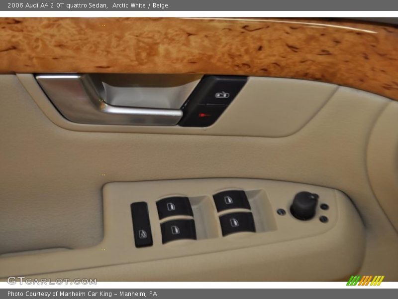 Arctic White / Beige 2006 Audi A4 2.0T quattro Sedan