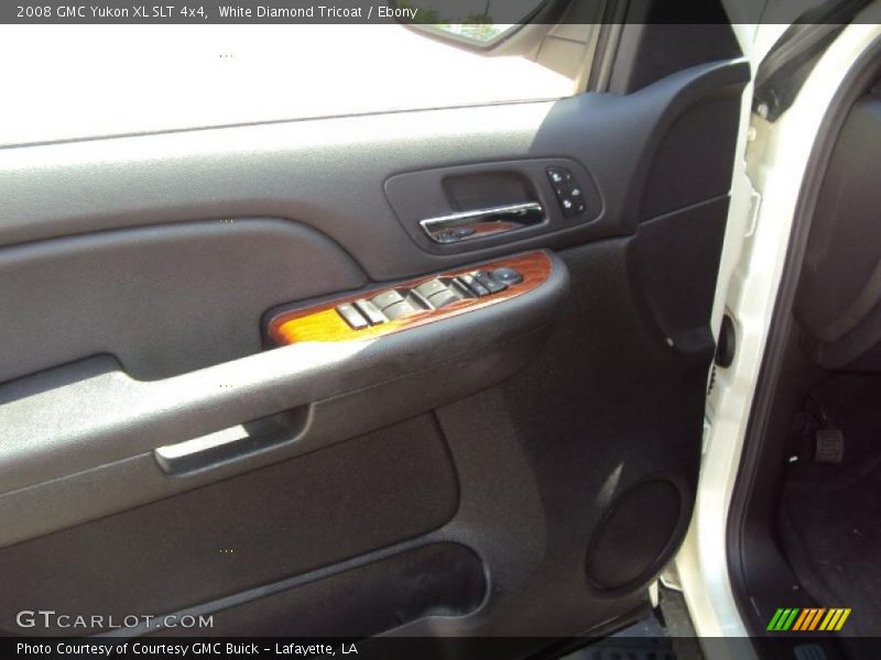 White Diamond Tricoat / Ebony 2008 GMC Yukon XL SLT 4x4