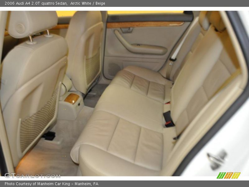 Arctic White / Beige 2006 Audi A4 2.0T quattro Sedan
