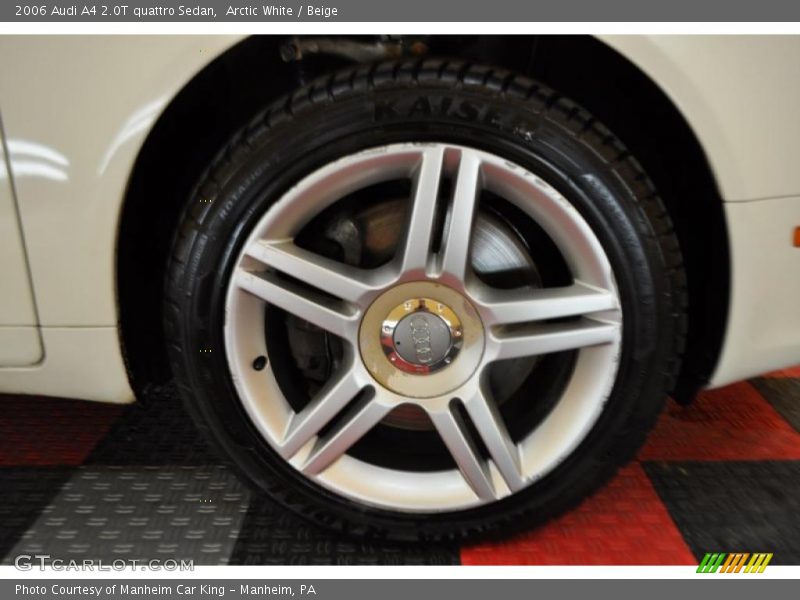 Arctic White / Beige 2006 Audi A4 2.0T quattro Sedan