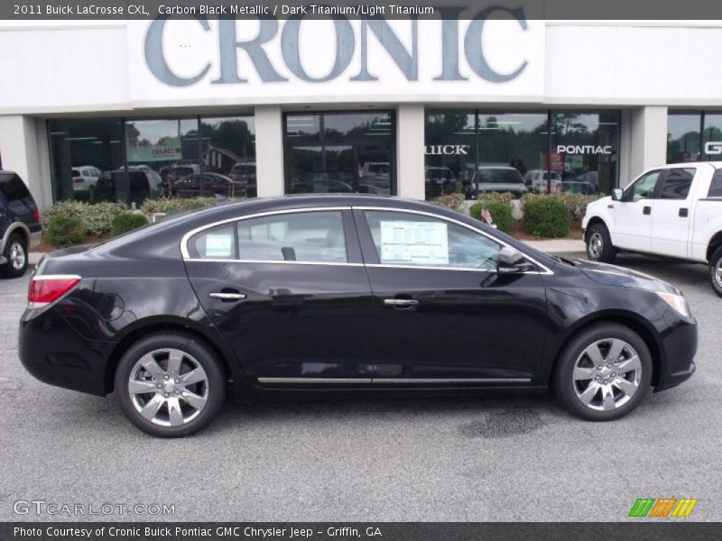 Carbon Black Metallic / Dark Titanium/Light Titanium 2011 Buick LaCrosse CXL
