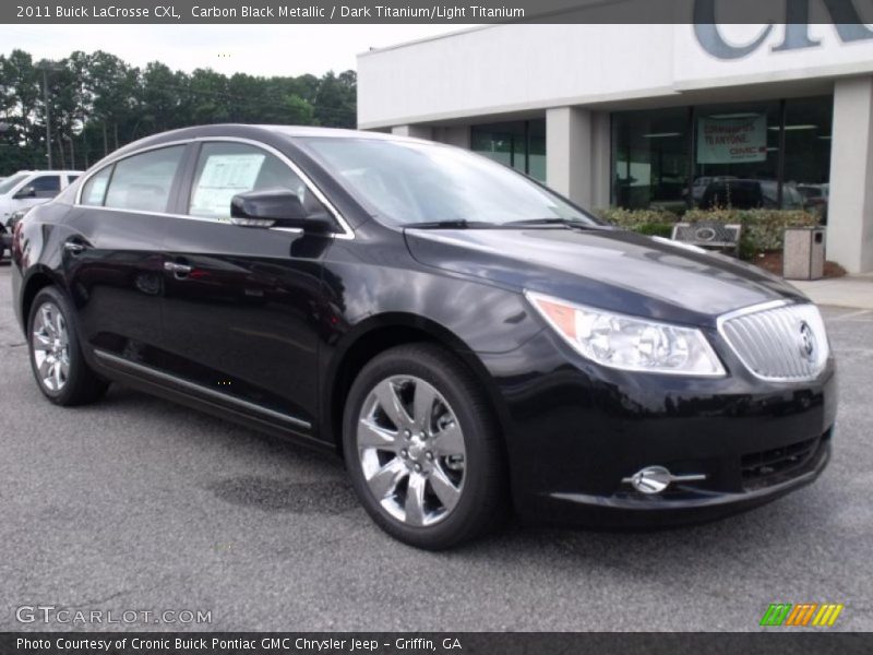 Carbon Black Metallic / Dark Titanium/Light Titanium 2011 Buick LaCrosse CXL