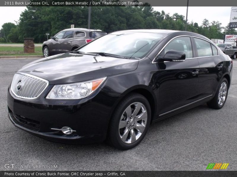 Carbon Black Metallic / Dark Titanium/Light Titanium 2011 Buick LaCrosse CXL