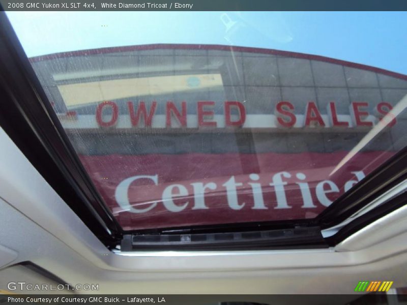 White Diamond Tricoat / Ebony 2008 GMC Yukon XL SLT 4x4