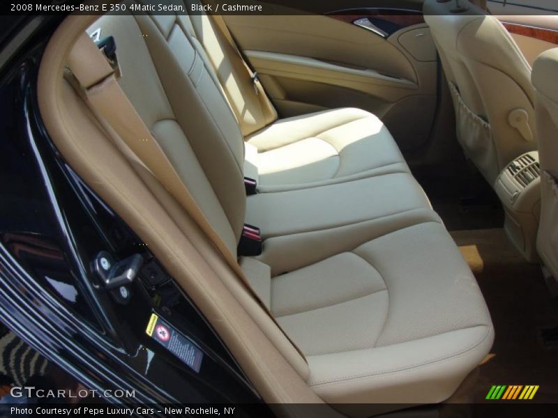 Black / Cashmere 2008 Mercedes-Benz E 350 4Matic Sedan