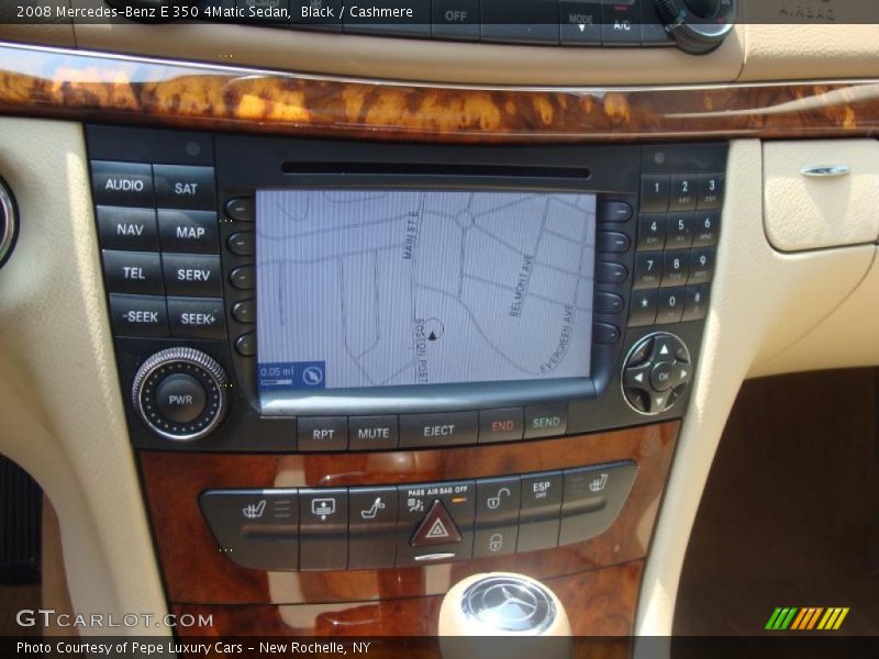 Black / Cashmere 2008 Mercedes-Benz E 350 4Matic Sedan