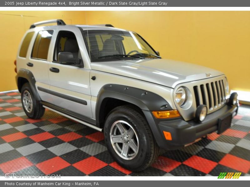 Bright Silver Metallic / Dark Slate Gray/Light Slate Gray 2005 Jeep Liberty Renegade 4x4