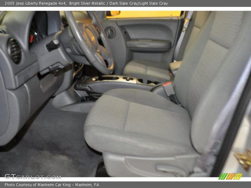 Bright Silver Metallic / Dark Slate Gray/Light Slate Gray 2005 Jeep Liberty Renegade 4x4