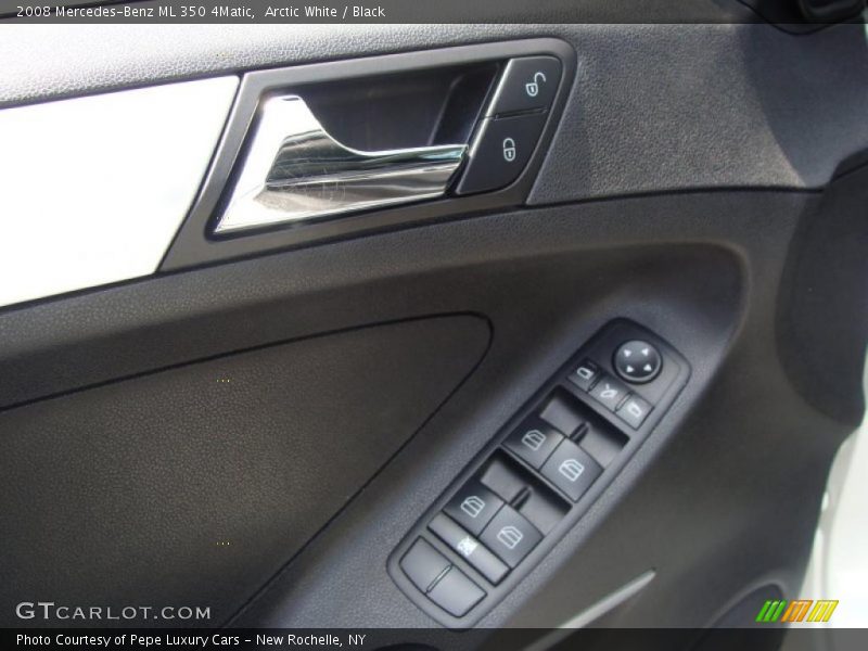 Arctic White / Black 2008 Mercedes-Benz ML 350 4Matic