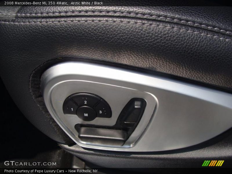 Arctic White / Black 2008 Mercedes-Benz ML 350 4Matic
