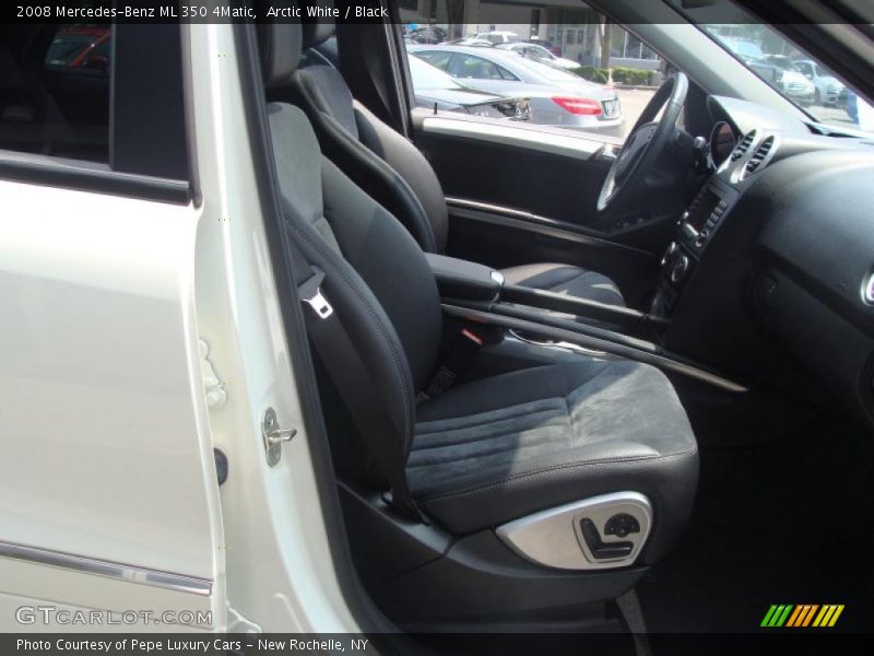 Arctic White / Black 2008 Mercedes-Benz ML 350 4Matic