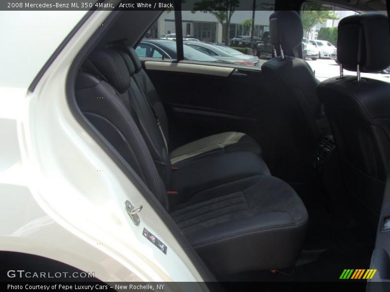 Arctic White / Black 2008 Mercedes-Benz ML 350 4Matic