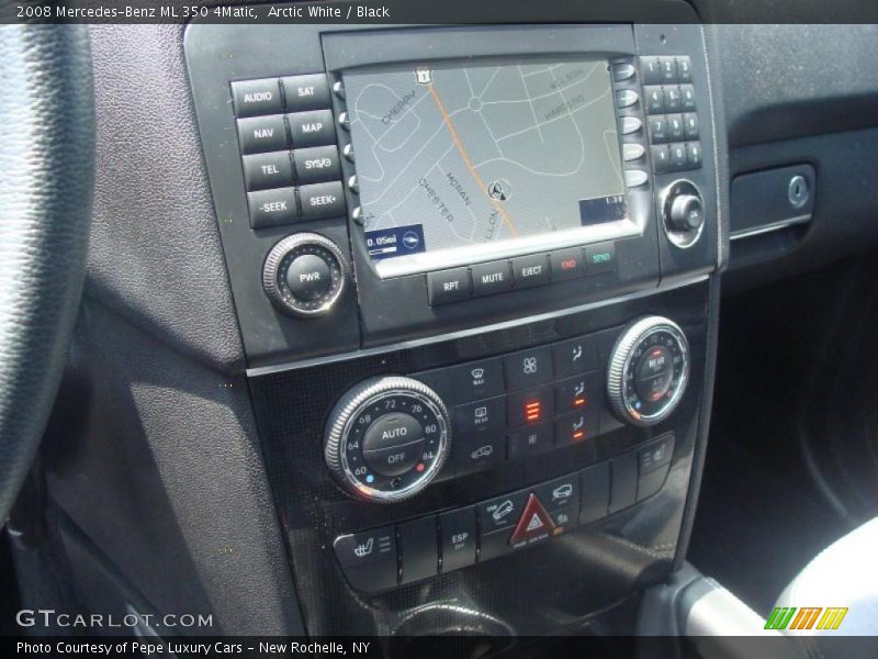 Arctic White / Black 2008 Mercedes-Benz ML 350 4Matic