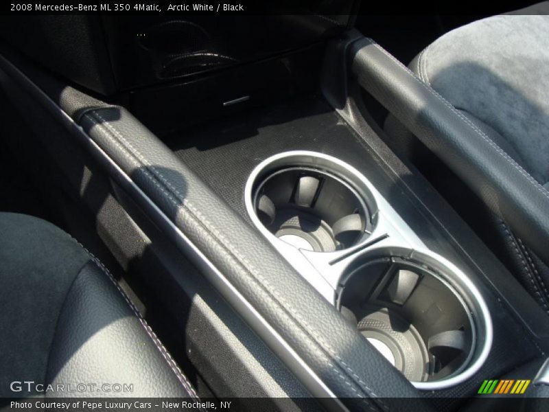 Arctic White / Black 2008 Mercedes-Benz ML 350 4Matic