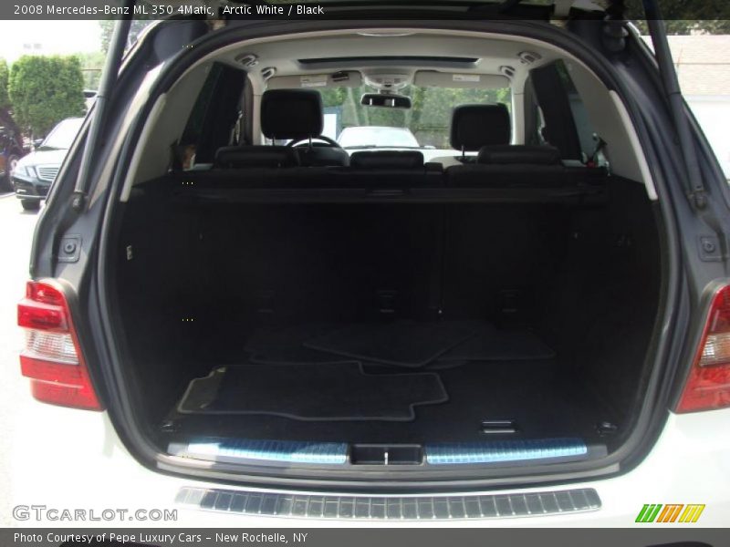 Arctic White / Black 2008 Mercedes-Benz ML 350 4Matic