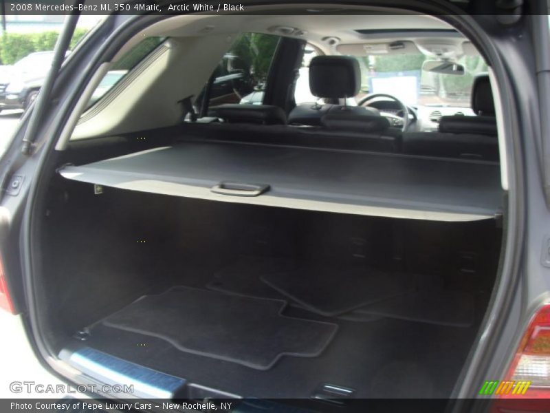 Arctic White / Black 2008 Mercedes-Benz ML 350 4Matic