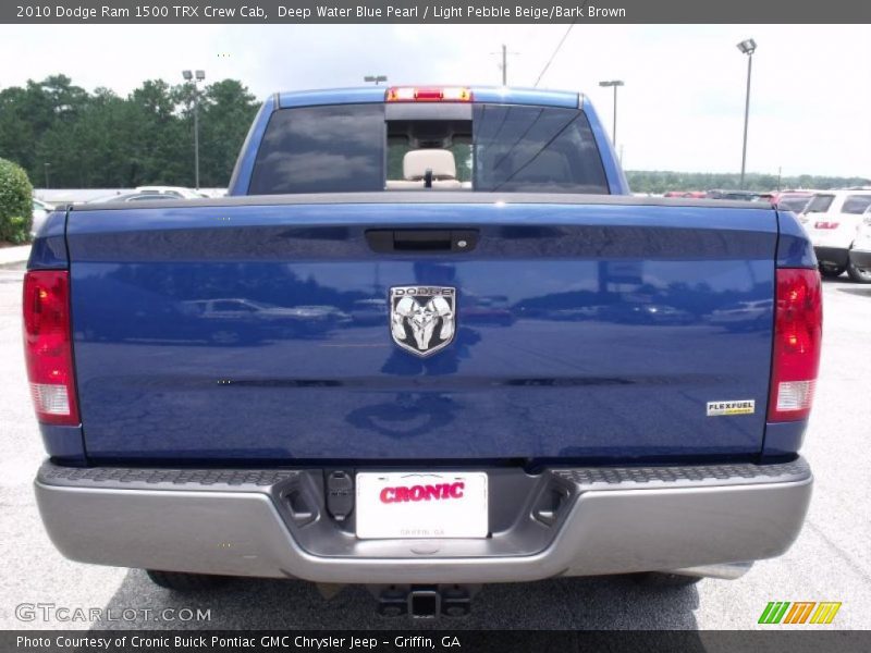 Deep Water Blue Pearl / Light Pebble Beige/Bark Brown 2010 Dodge Ram 1500 TRX Crew Cab