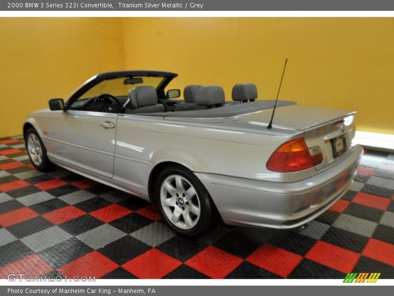 Titanium Silver Metallic / Grey 2000 BMW 3 Series 323i Convertible